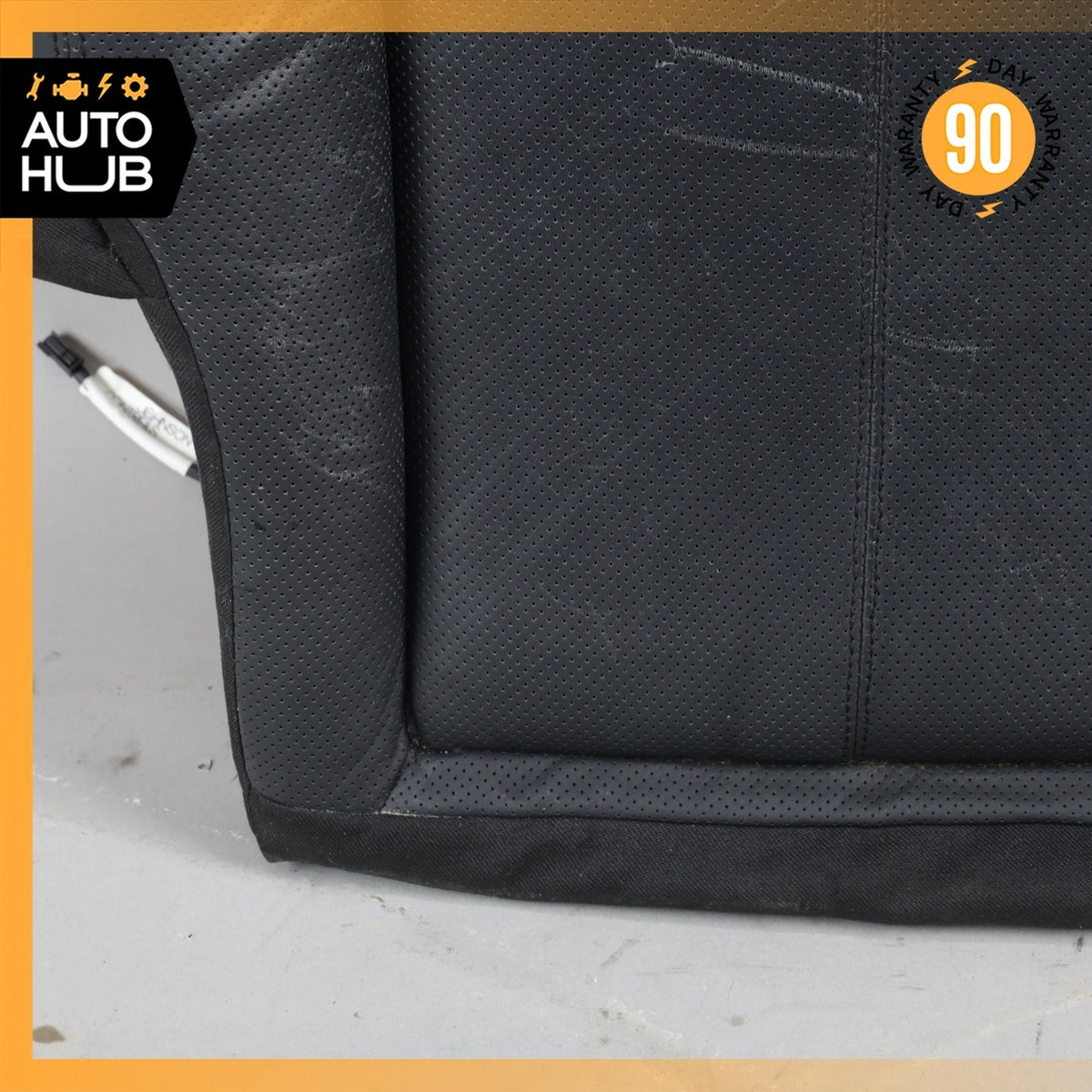 07-09 Mercedes W221 S600 Front Right Side Lower Seat Cushion Exclusive Black OEM - photo 5