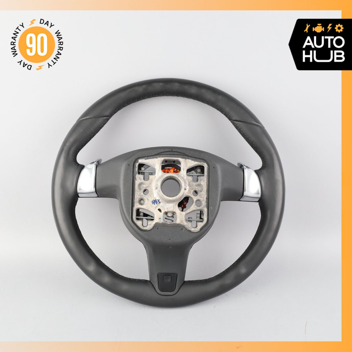 11-14 Porsche Cayenne 958 GTS Steering Wheel w/ Paddle Shifters Black OEM 82k - photo 13