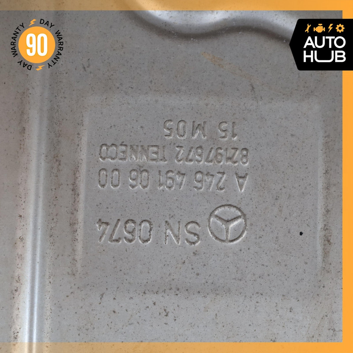 15-20 Mercedes X156 GLA250 FWD Dual Exhaust Muffler Assembly 2464910600 OEM 71k - photo 6