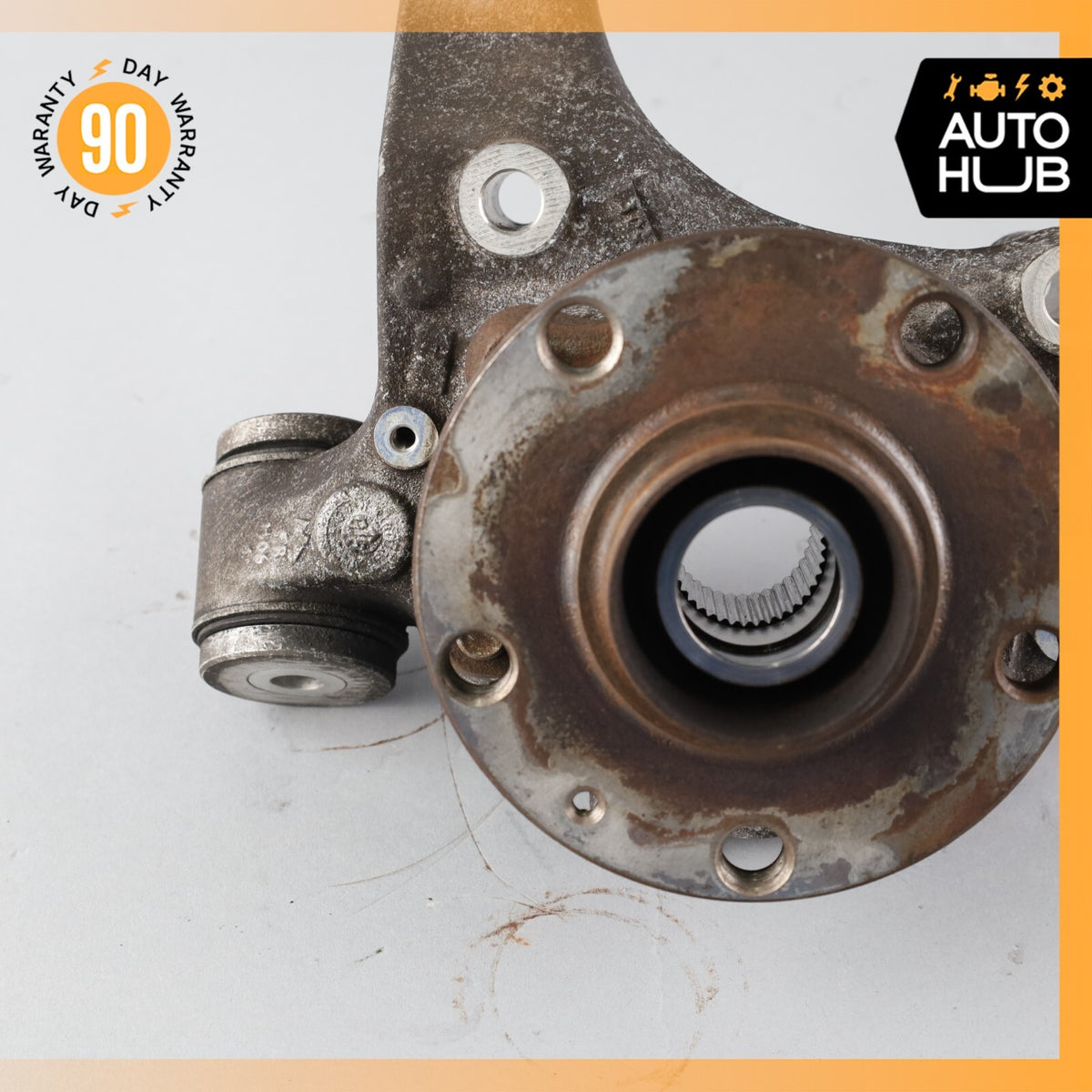 Bentley Continental Flying Spur Rear Right Side Spindle Knuckle Hub OEM 58k - photo 4