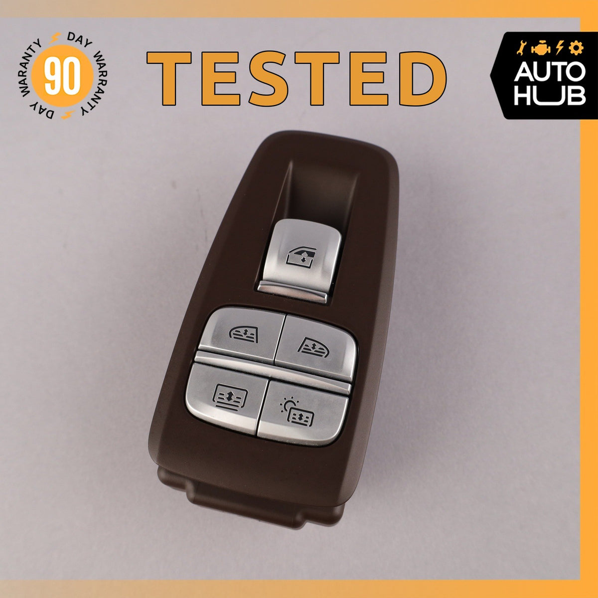 16-22 BMW G12 740Li Rear Left or Right Door Window Sunshade Switch Control OEM - photo 1