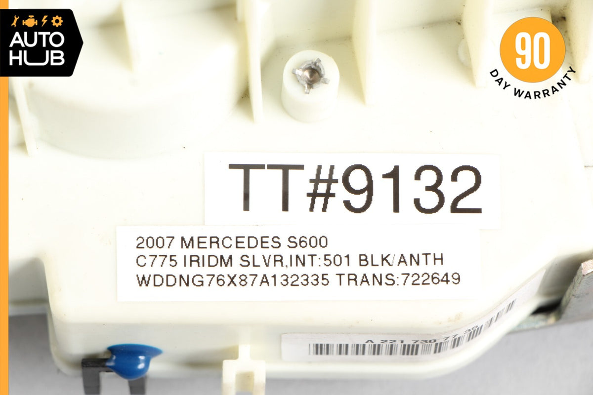 07-13 Mercedes W221 S600 S550 Rear Left Door Lock Latch Actuator 2217307735 OEM - photo 12