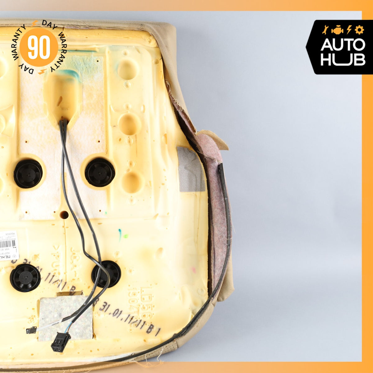 11-13 Mercedes W221 S63 AMG Front Left Side Seat Cushion Lower Bottom OEM 72k - photo 9