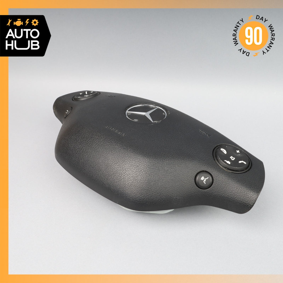 07-10 Mercedes W221 S63 AMG S400 CL550 Steering Wheel Airbag Air Bag Black OEM - photo 6