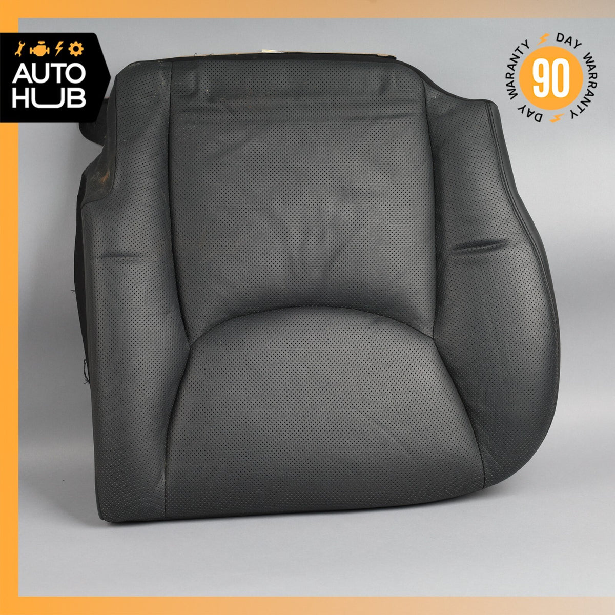 03-06 Mercedes W220 S600 Rear Left Side Lower Bottom Seat Cushion Black OEM - photo 1