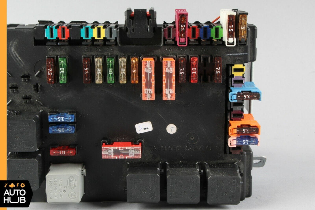 10-14 Mercedes W221 S550 CL550 Rear Trunk Fuse Box Relay Control Module OEM - photo 12