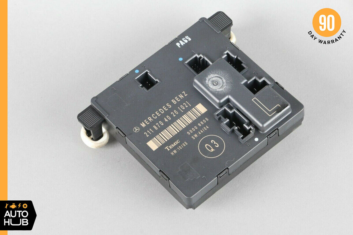 07-09 Mercedes W211 E320 E350 E550 Rear Left Door Control Module 2118704026 OEM - photo 1