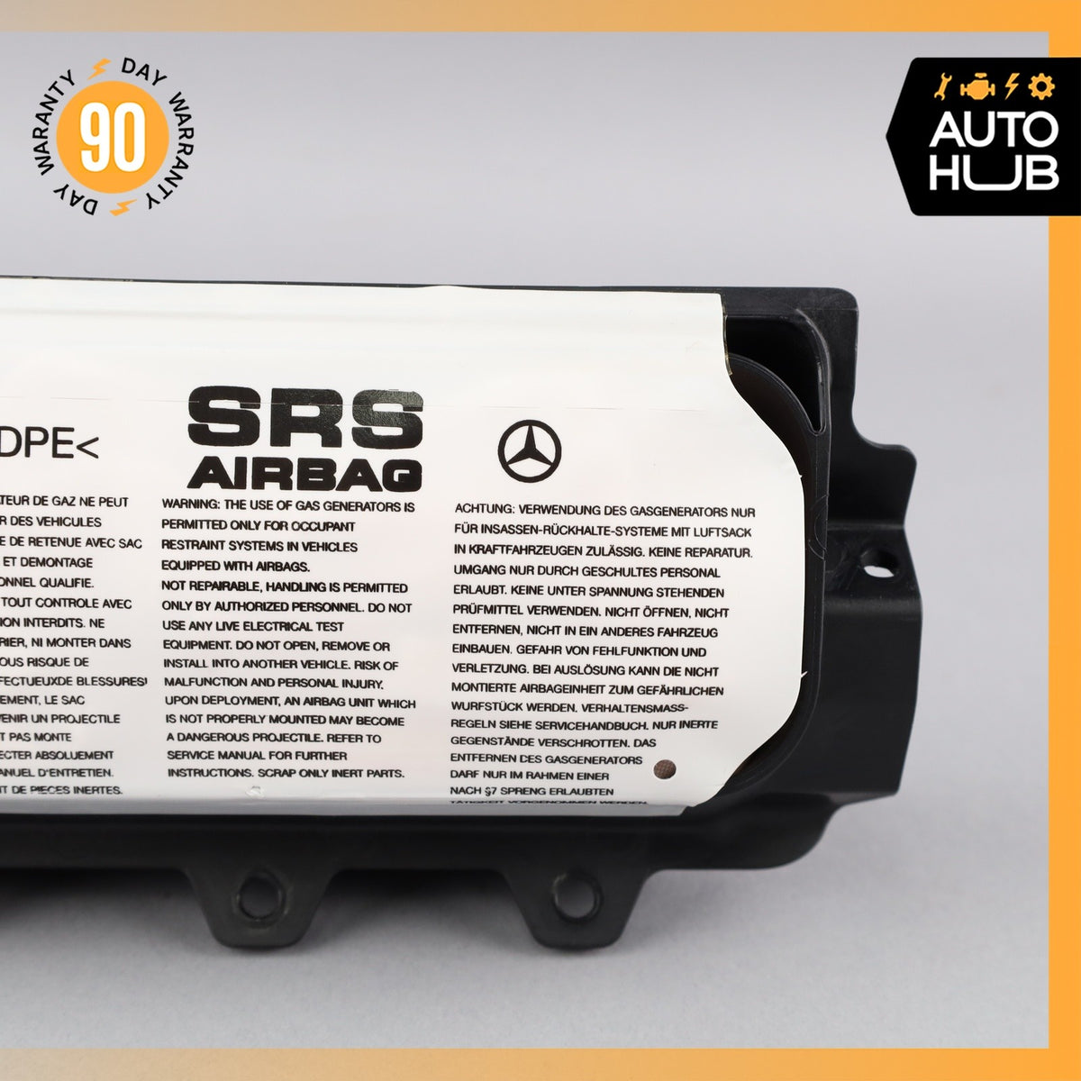 12-20 Mercedes R172 SLK350 SLC43 Glove Box Passenger Knee Airbag Air Bag OEM - photo 3