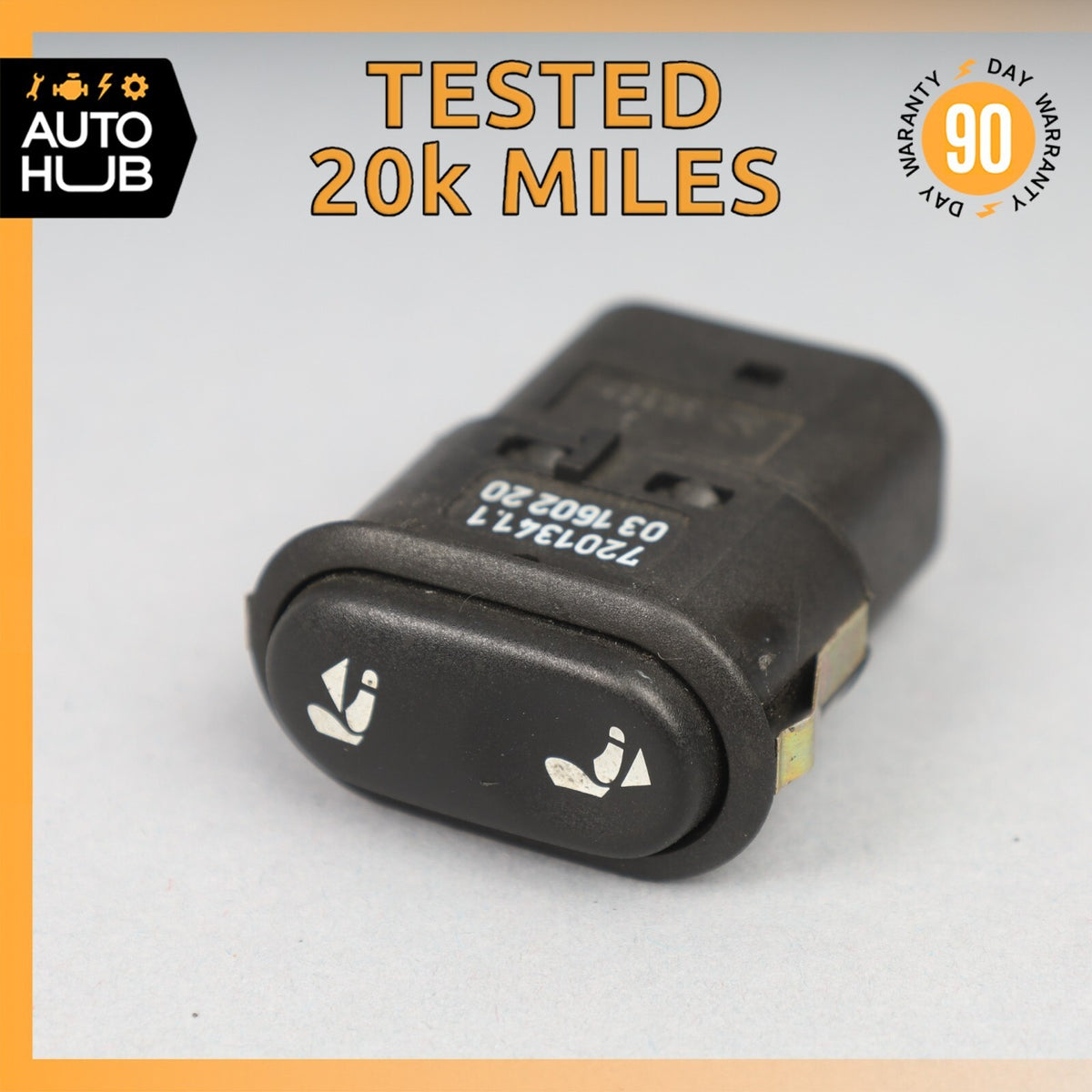 00-04 Aston Martin DB7 Vantage Left Side Seat Recline Regulator Switch OEM 20k - photo 1