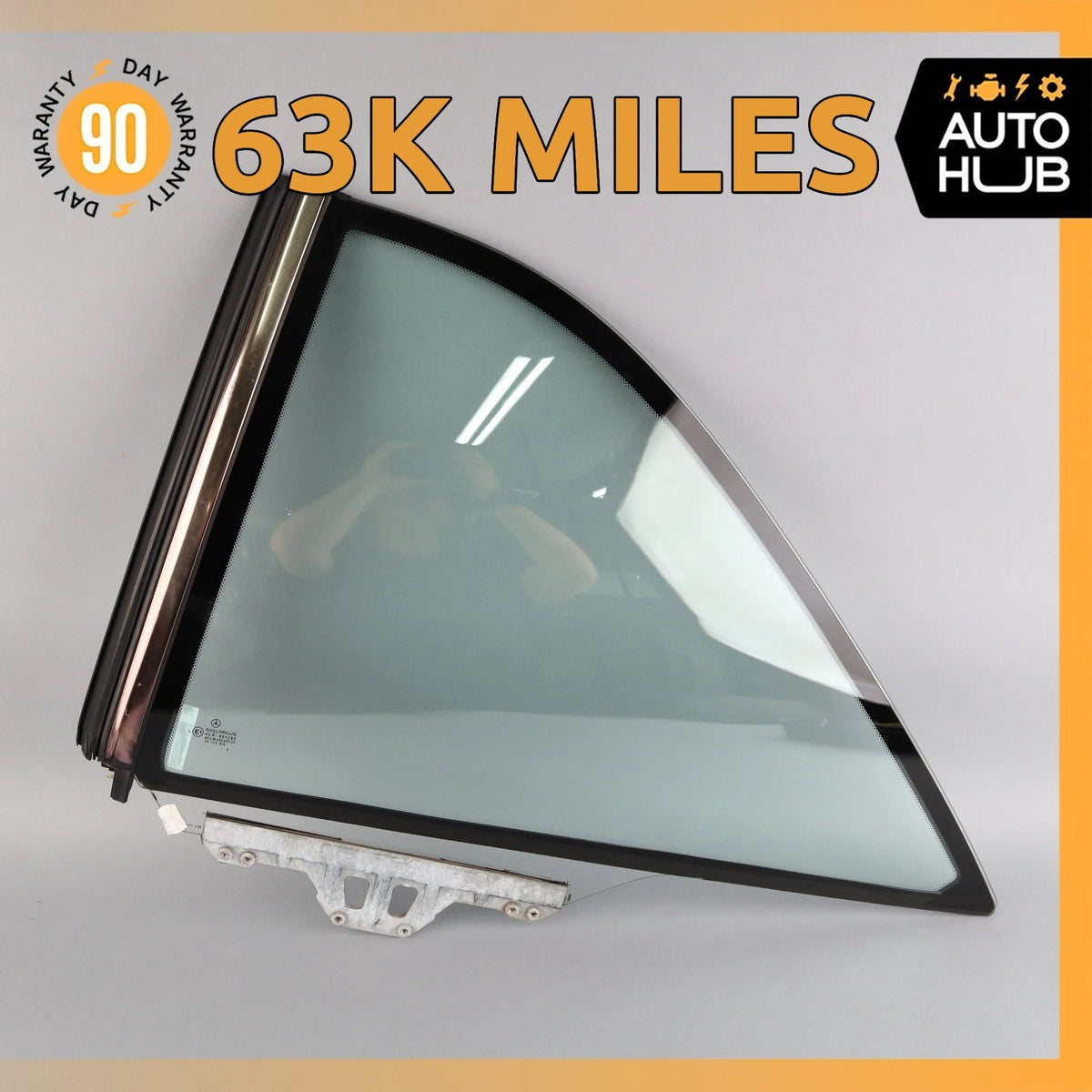 93-99 Mercedes W140 CL600 S600 Coupe Rear Left Side Quarter Window Glass OEM - photo 1