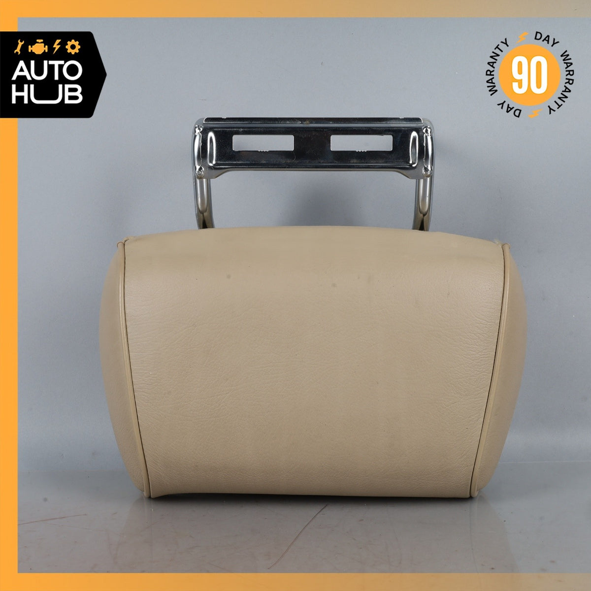92-99 Mercedes W140 S320 Rear Left or Right Seat Headrest Beige 1409702450 OEM - photo 11