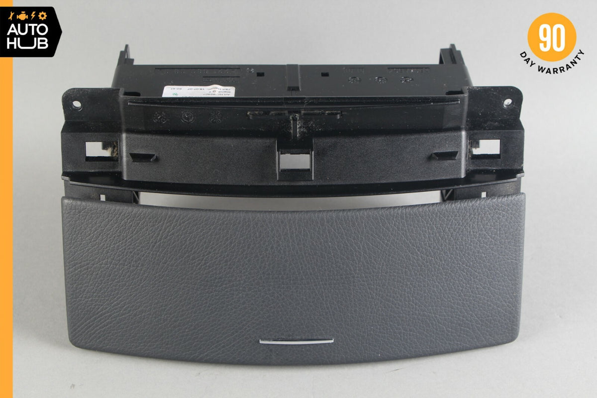 07-09 Mercedes W221 S550 S450 Center Console Dashboard CD Player Cover Black OEM - photo 1