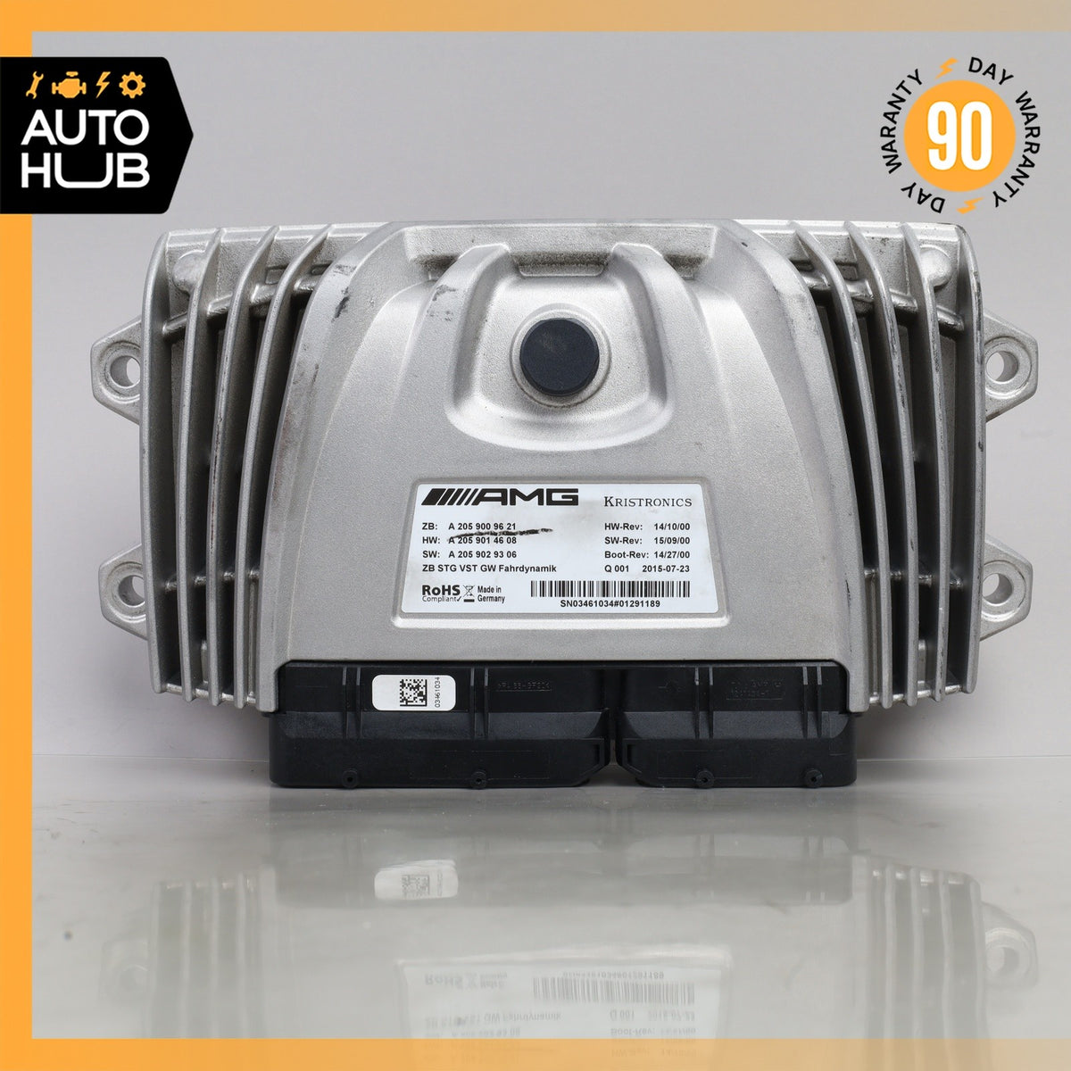 16-23 Mercedes W205 C63 AMG Dynamic Suspension Computer Control Module Unit OEM - photo 5