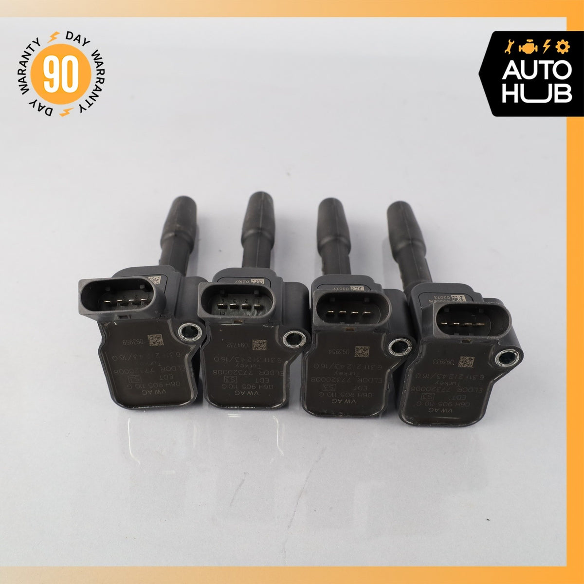 Audi 8V A3 2.0L L4 Engine Motor Ignition Coil Set of 4 06H905110G OEM - photo 9