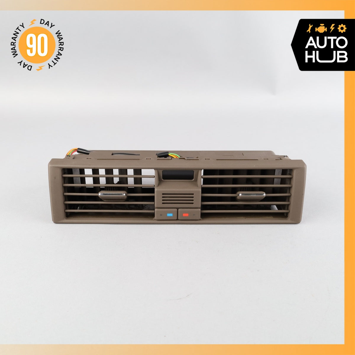 97-99 Mercedes W140 CL600 S500 Coupe Dash Center Middle A/C Air Vent Brown OEM - photo 2