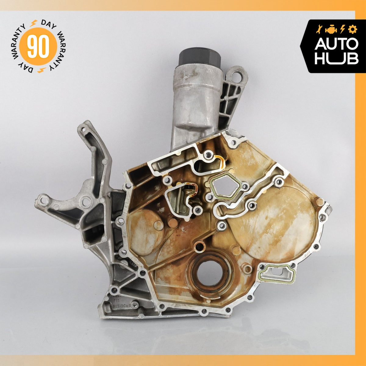 01-14 Mercedes W216 CL600 S600 V12 Engine Timing Chain Case Cover 1370150002 OEM - photo 9