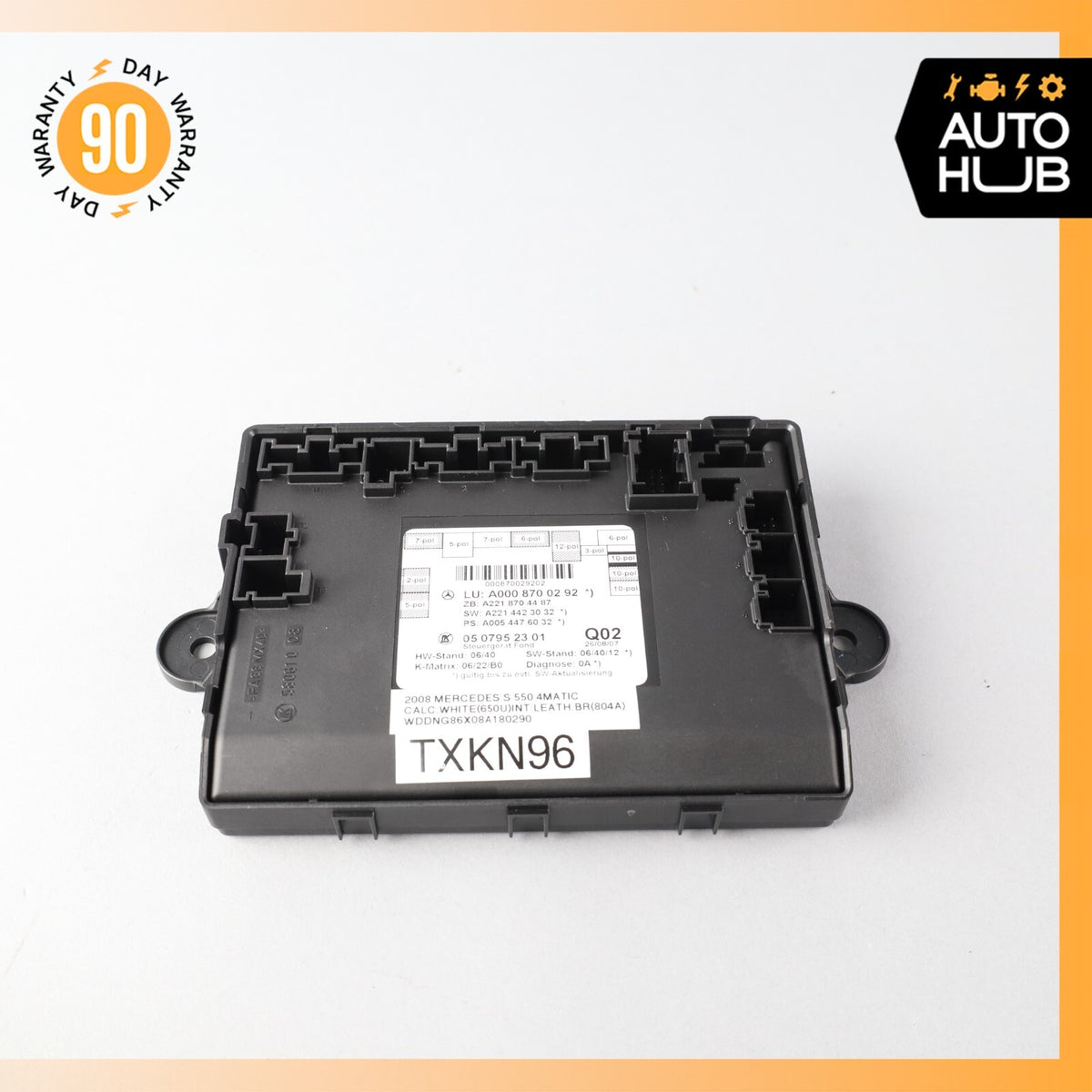 07-13 Mercedes W221 S550 S400 Rear Right or Left Side Door Control Module OEM - photo 5
