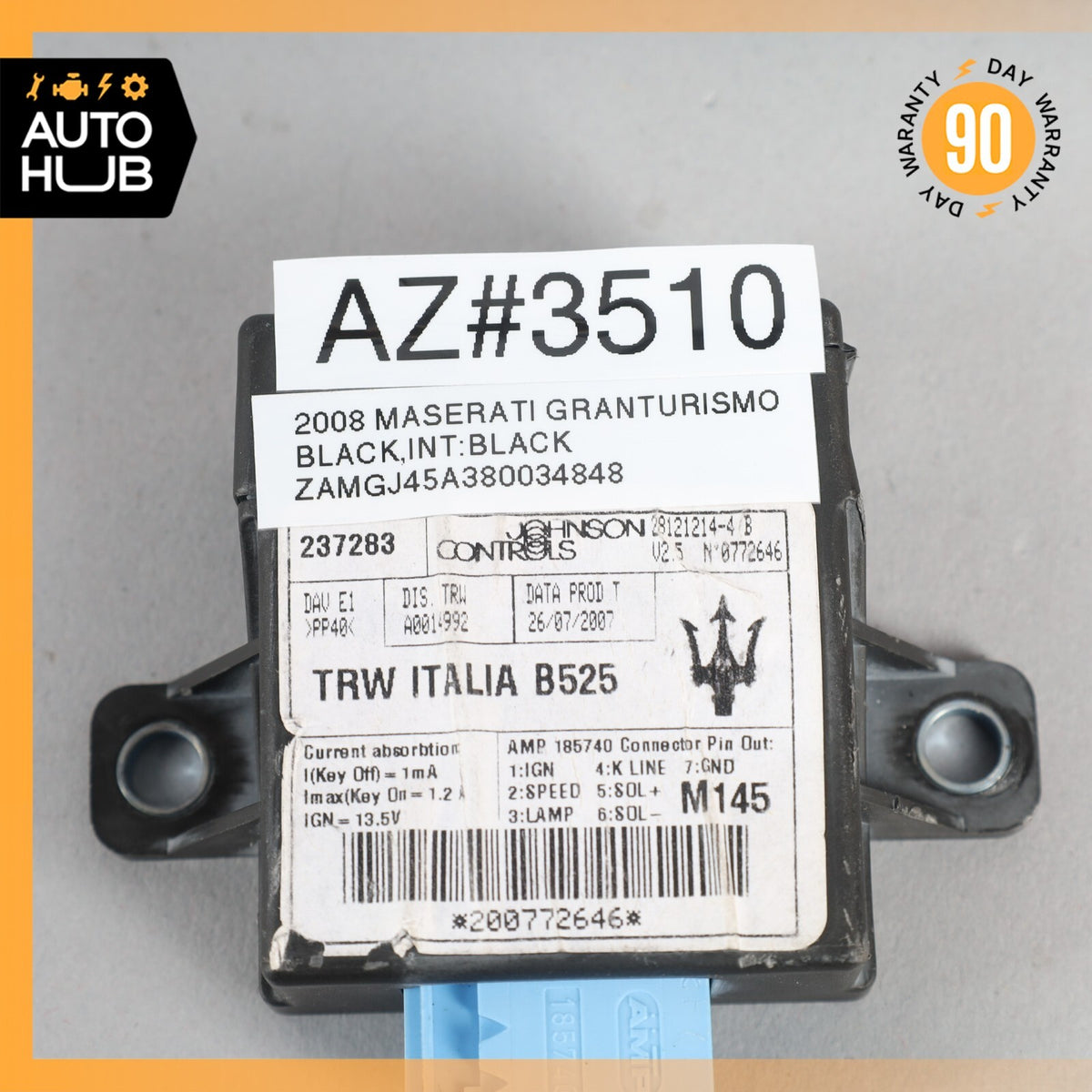 08-19 Maserati GranTurismo M145 Power Steering Chassis Control Module Unit OEM - photo 6