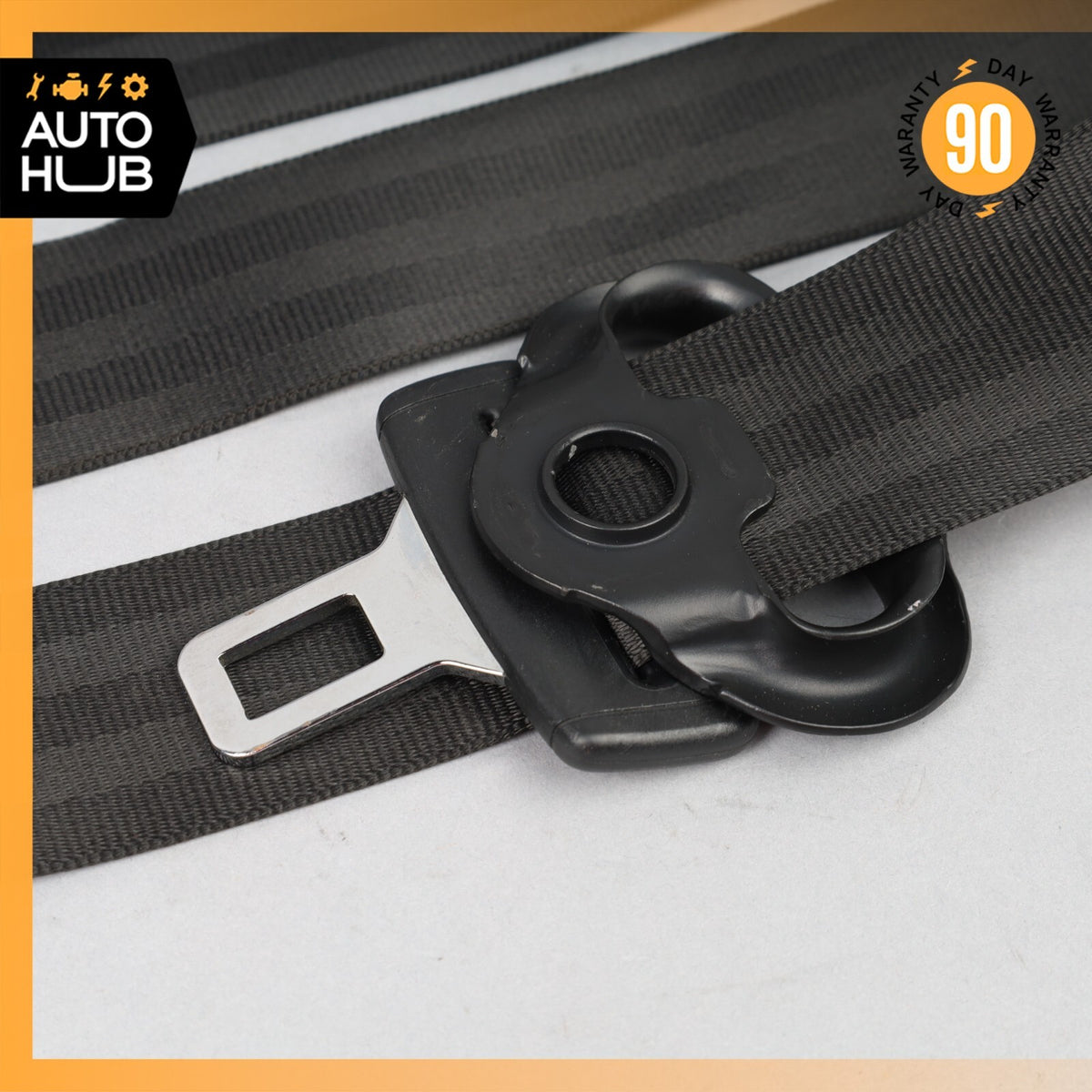 06-13 Bentley Continental Flying Spur Rear Right Side Seat Belt Black OEM - photo 8