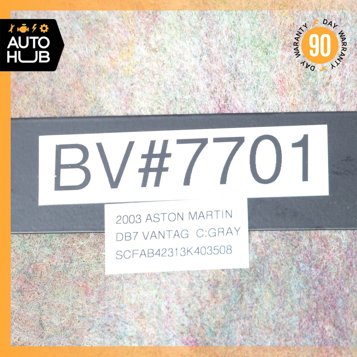 00-04 Aston Martin DB7 Vantage Rear Right Side Trunk Floor Carpet Panel OEM 20k - photo 14