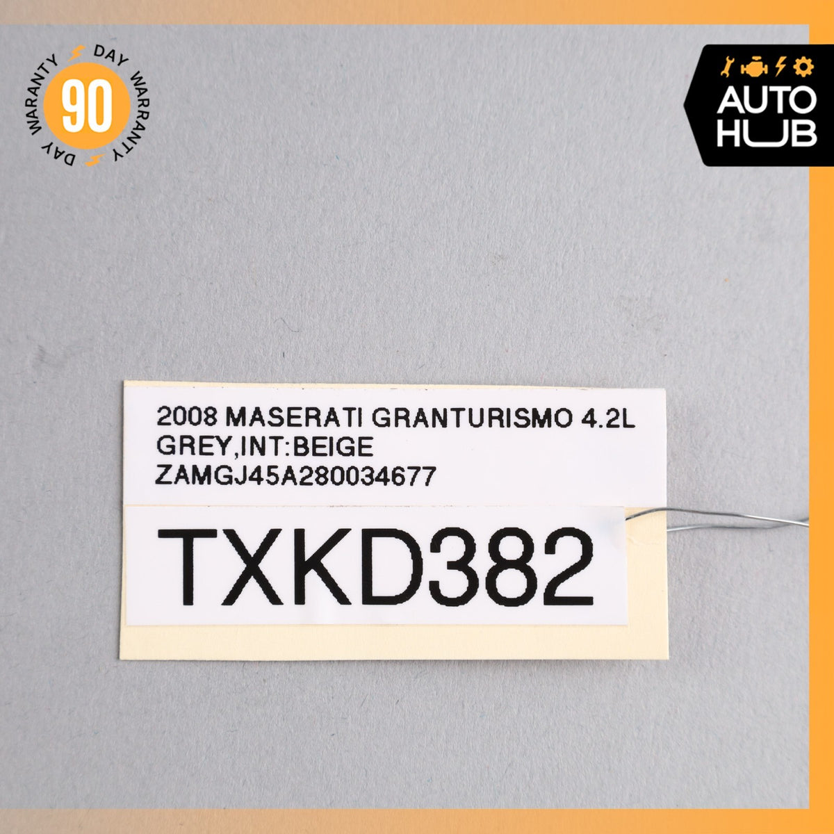 08-19 Maserati GranTurismo M145 Front Right Side Seat Belt Black OEM - photo 24