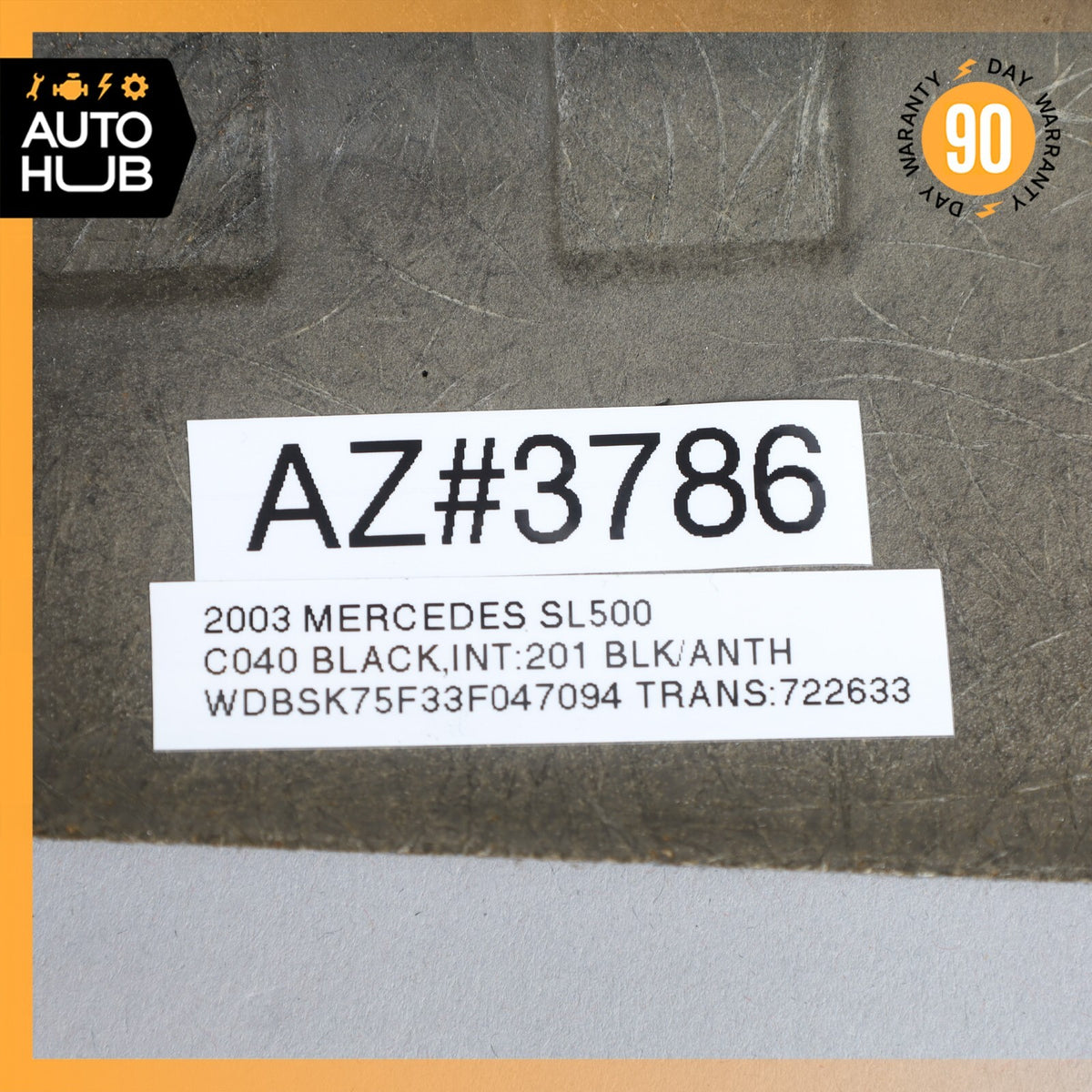 Mercedes R230 SL500 SL55 AMG Front Left Side Interior Trim Panel A Pillar OEM - photo 12