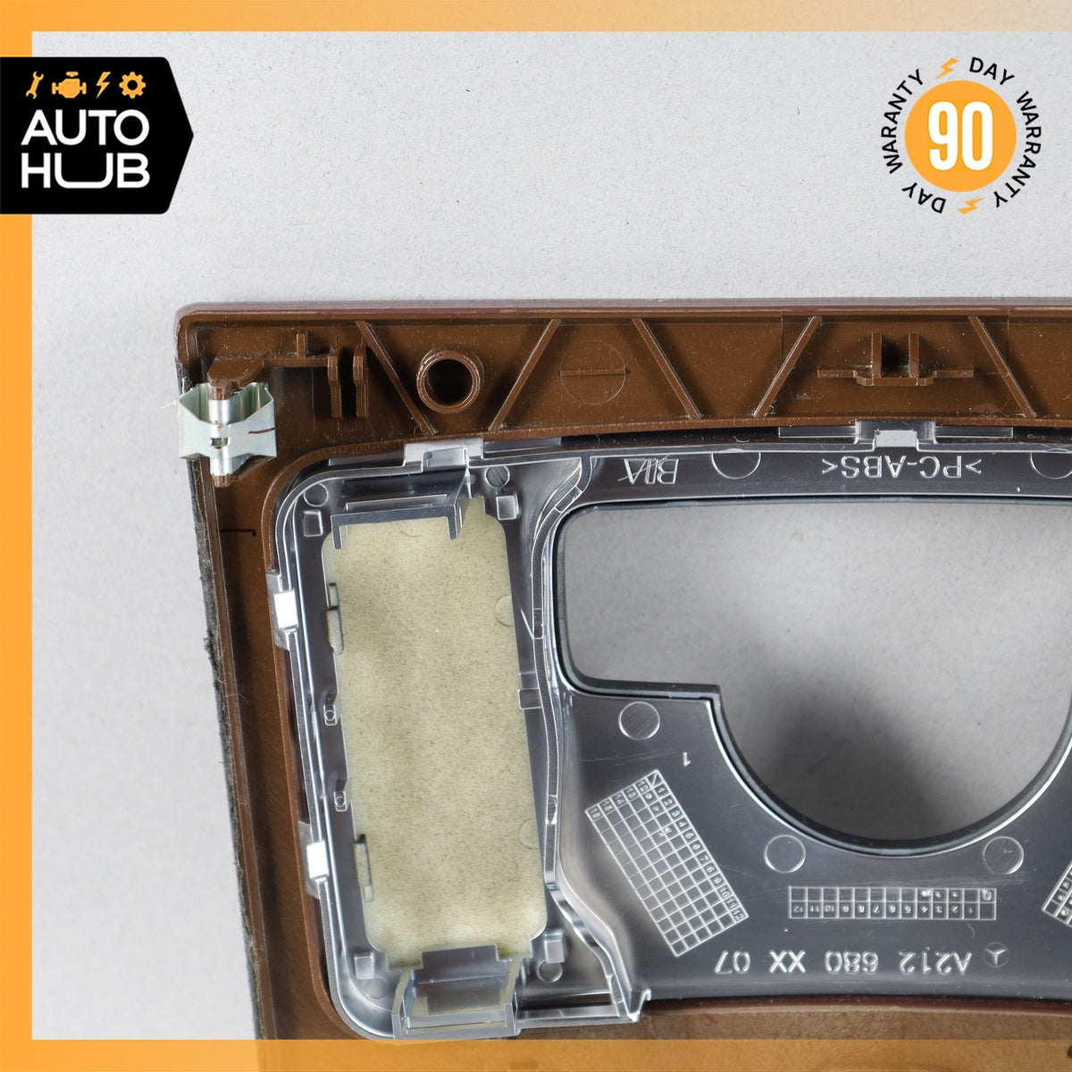 10-13 Mercedes W212 E400 E350 E550 Center Console Switch Trim Bezel Wood OEM - photo 8