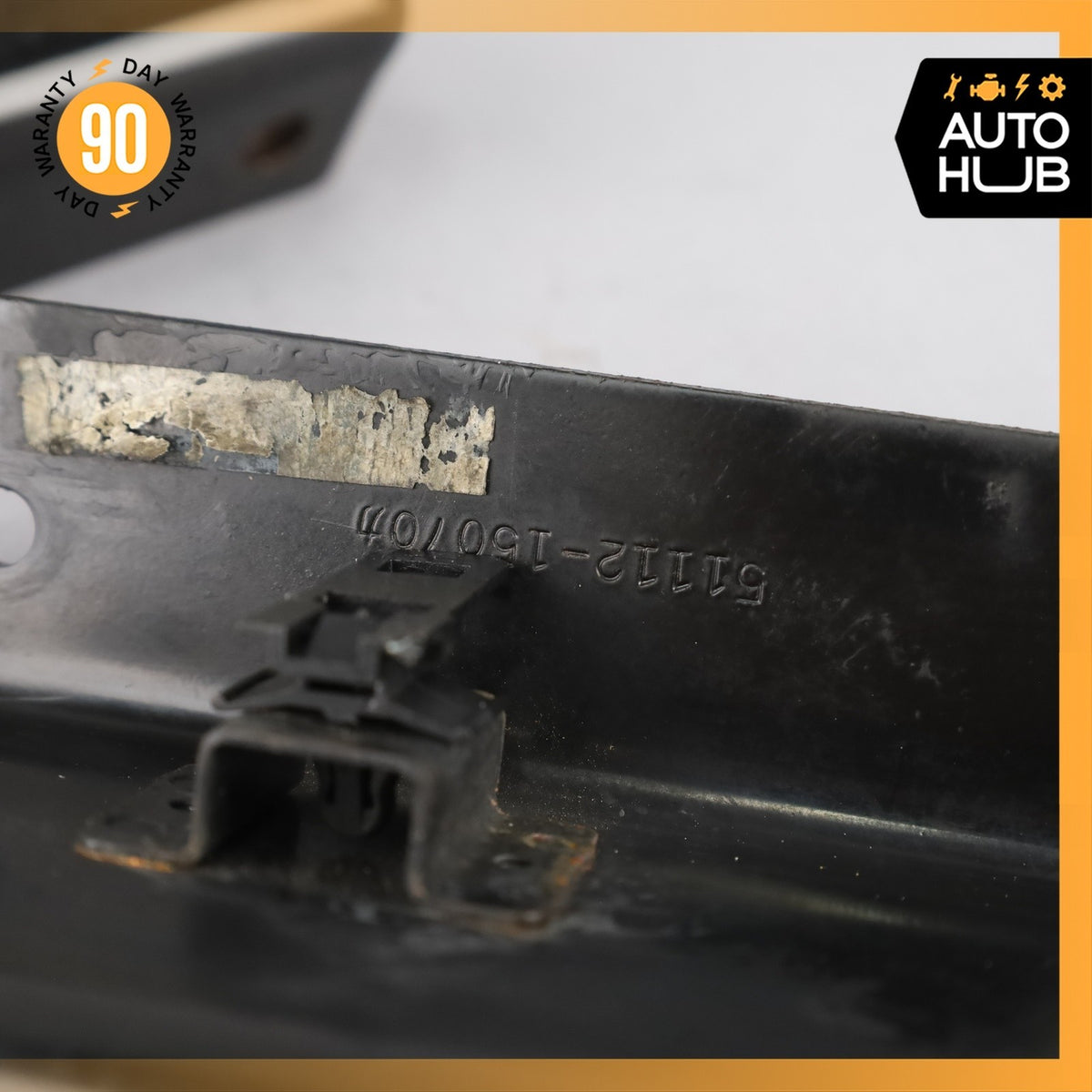 00-02 Bentley Arnage 6.8L V8 A/C Radiator Condenser Support Bracket Set OEM - photo 7