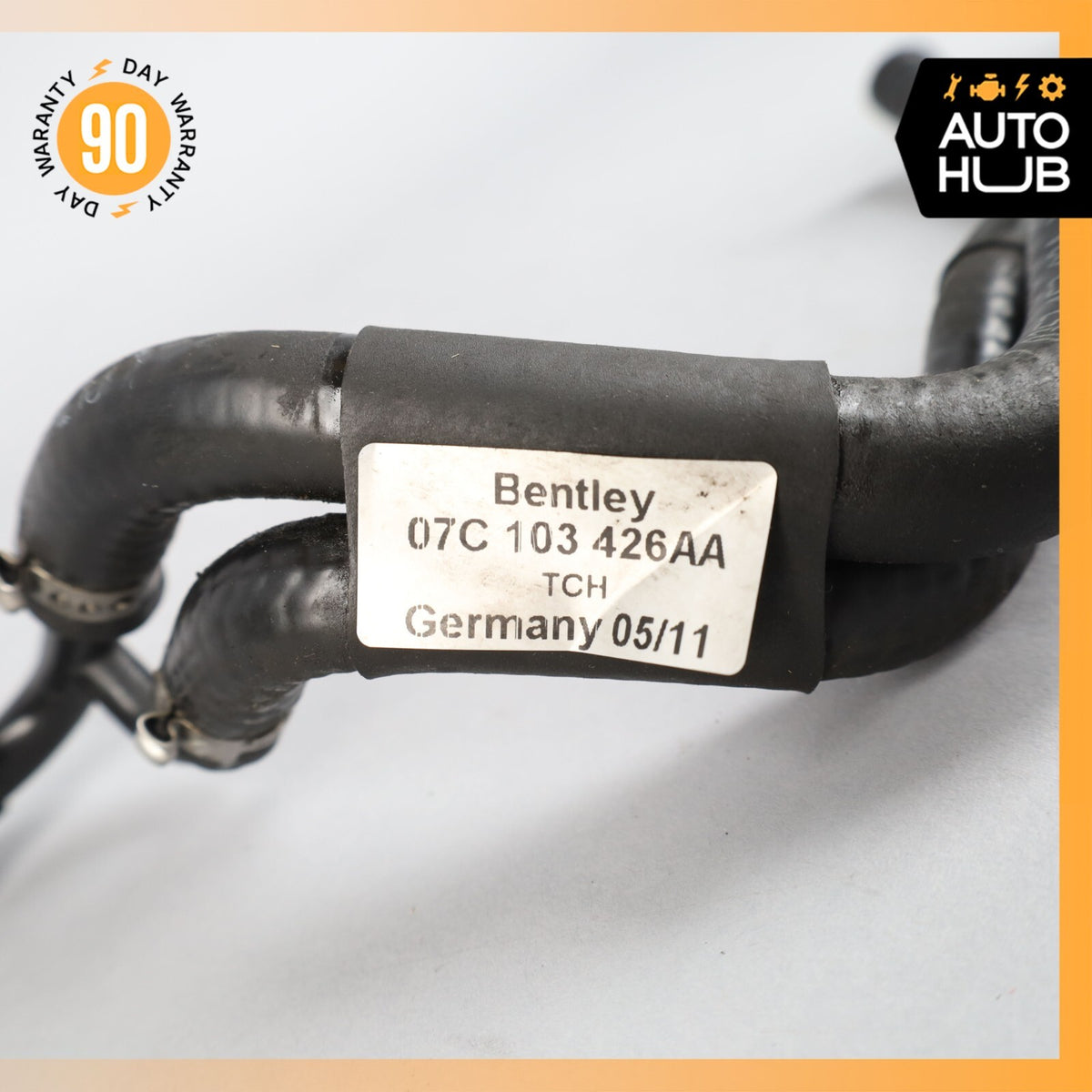 Bentley Continental GTC GT 6.0L Left Engine Oil Separator w/ Pipe OEM 71k - photo 9