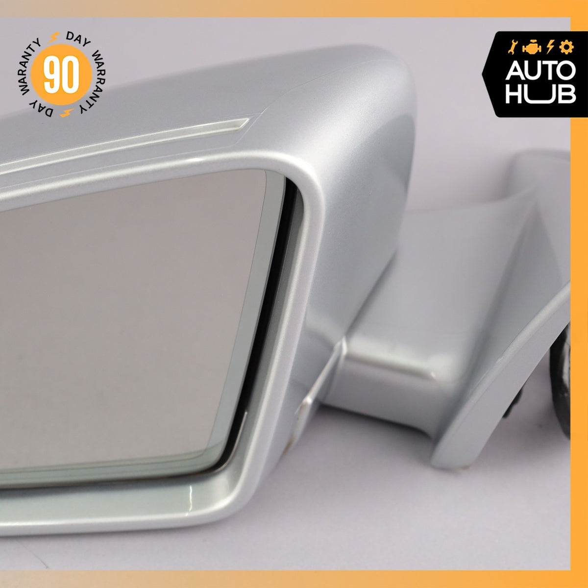 10-13 Mercedes W221 S400 S550 Left Side Rear View Door Mirror w/ Blind Spot OEM - photo 4