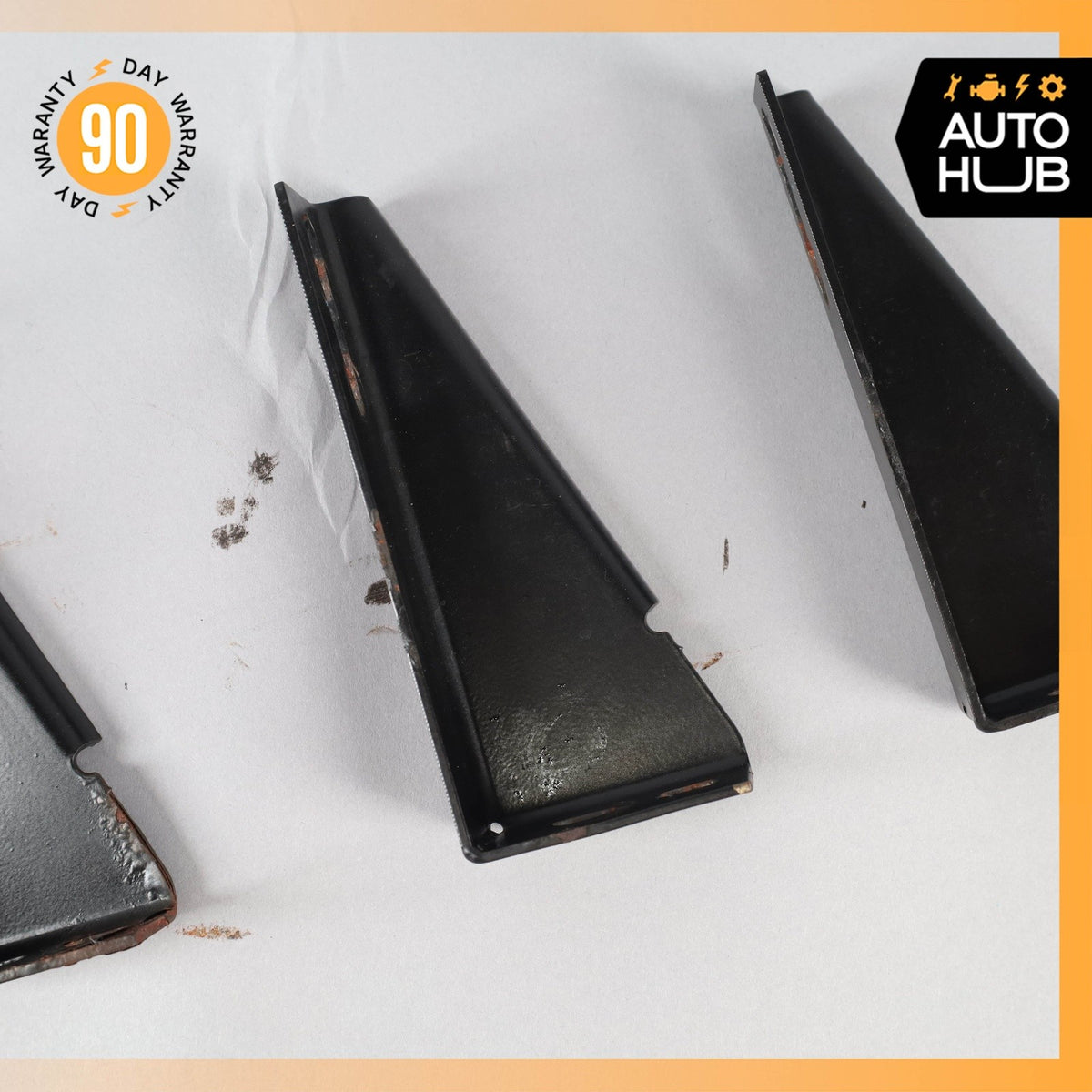 00-04 Aston Martin DB7 Upper Radiator Support Bracket Set of 3 OEM - photo 3