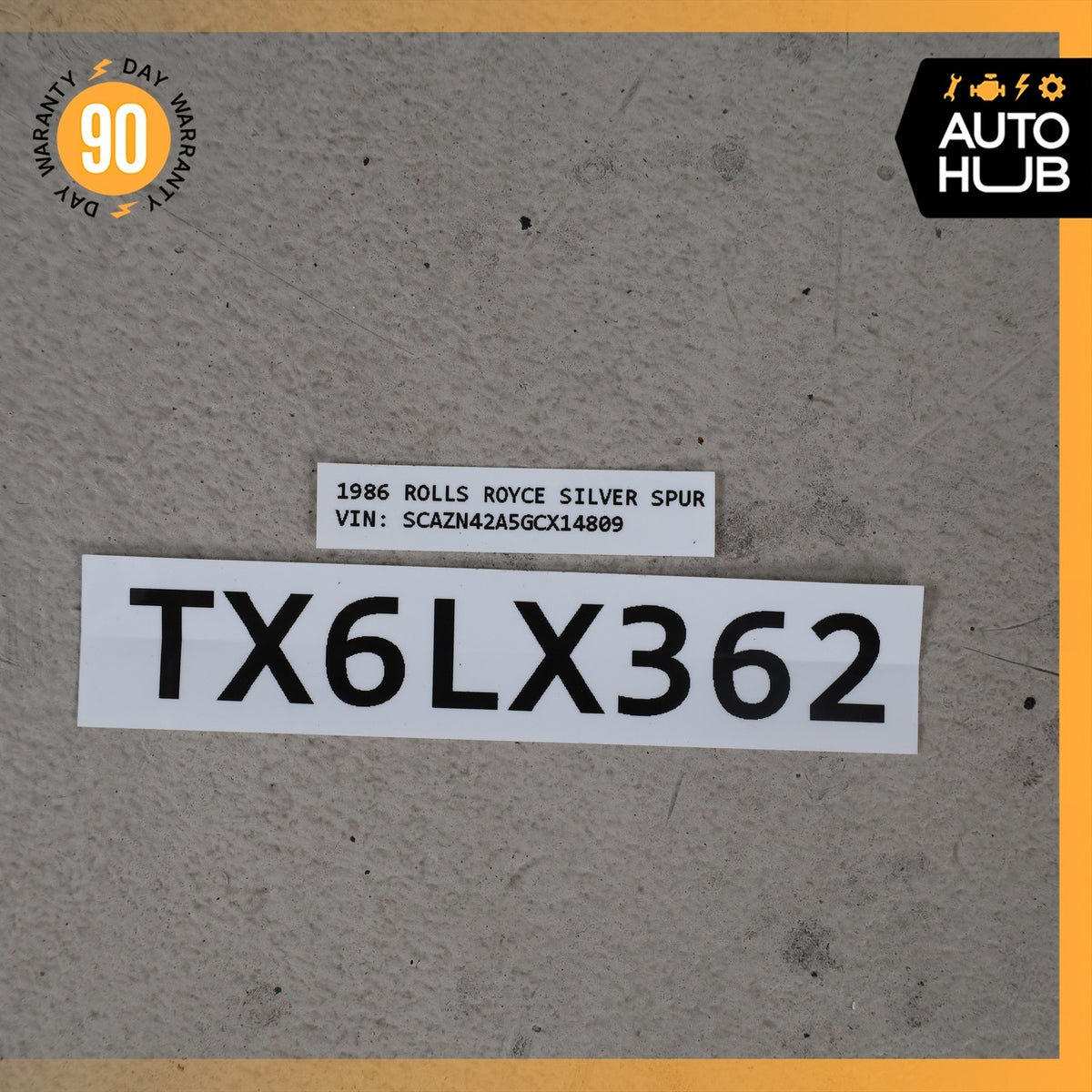 81-91 Rolls Royce Silver Spur Rear Left Side Door Shell White OEM 40k - photo 22