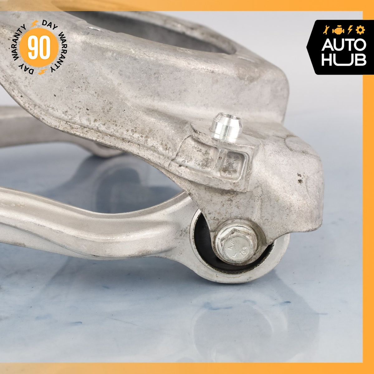 Bentley Continental GT GTC Front Left Shock Strut Mount Bracket w/ Arms OEM 87k - photo 4
