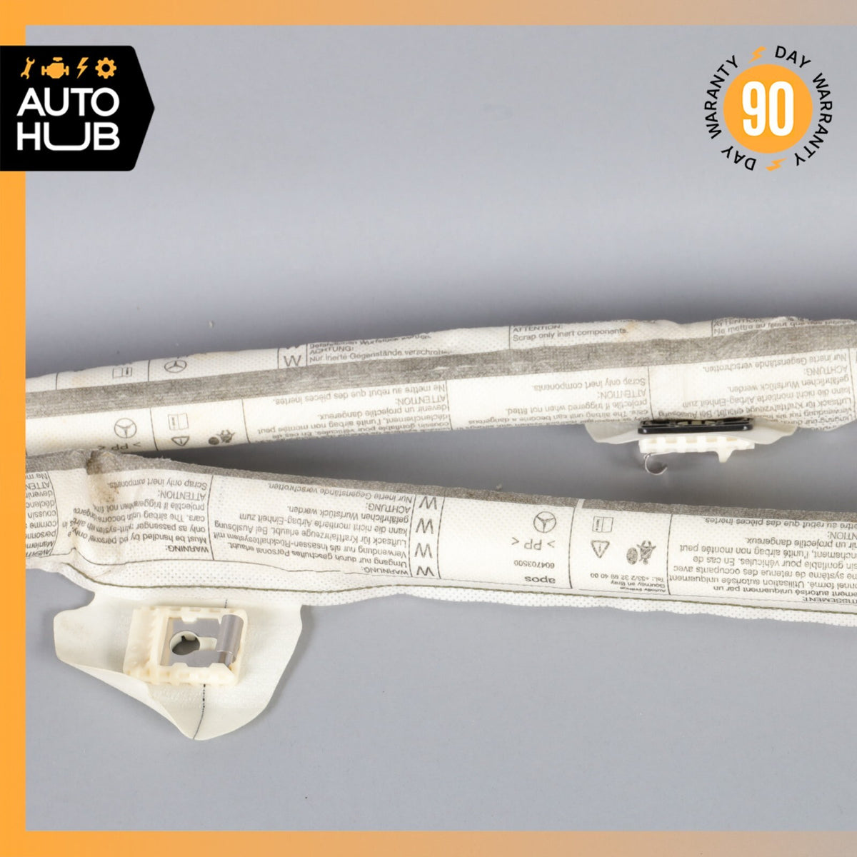 08-14 Mercedes W204 C300 C350 Roof Curtain Air Bag Right Passenger Side OEM - photo 4