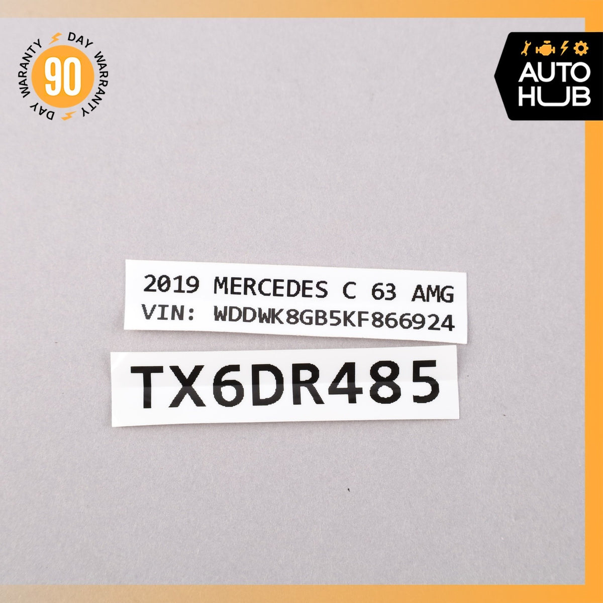 17-23 Mercedes W205 C63 AMG Front Upper Windshield Cover Panel Molding OEM 43k - photo 18