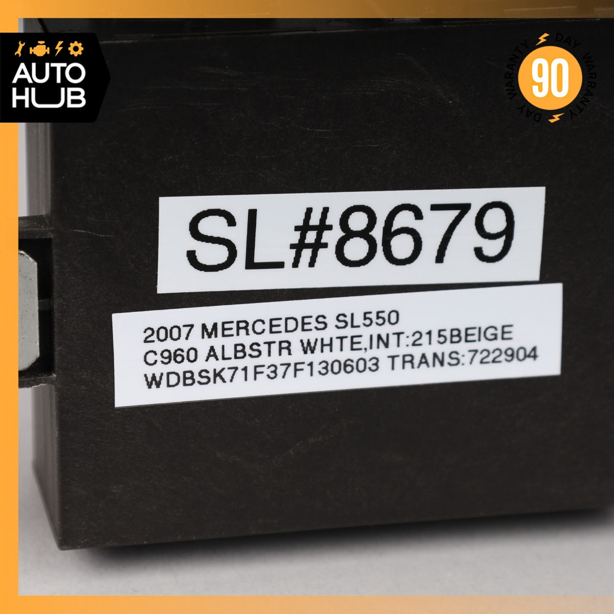 06-13 Mercedes R230 SL550 CL550 R350 TPMS Tire Pressure Control 1645400762 OEM - photo 7