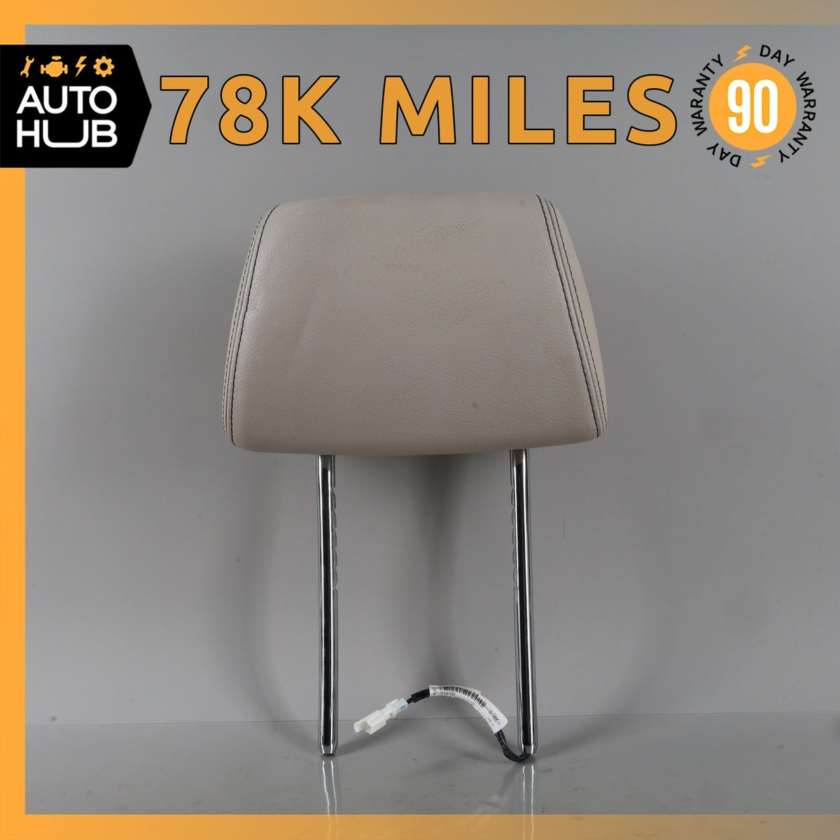 BMW F25 X3 Front Left or Right Seat Headrest Head Rest Beige OEM - photo 1
