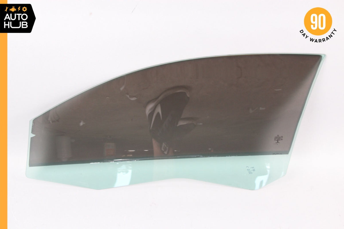 12-14 Mercedes W204 C250 C350 Coupe Front Right Side Door Window Glass OEM 83k - photo 7