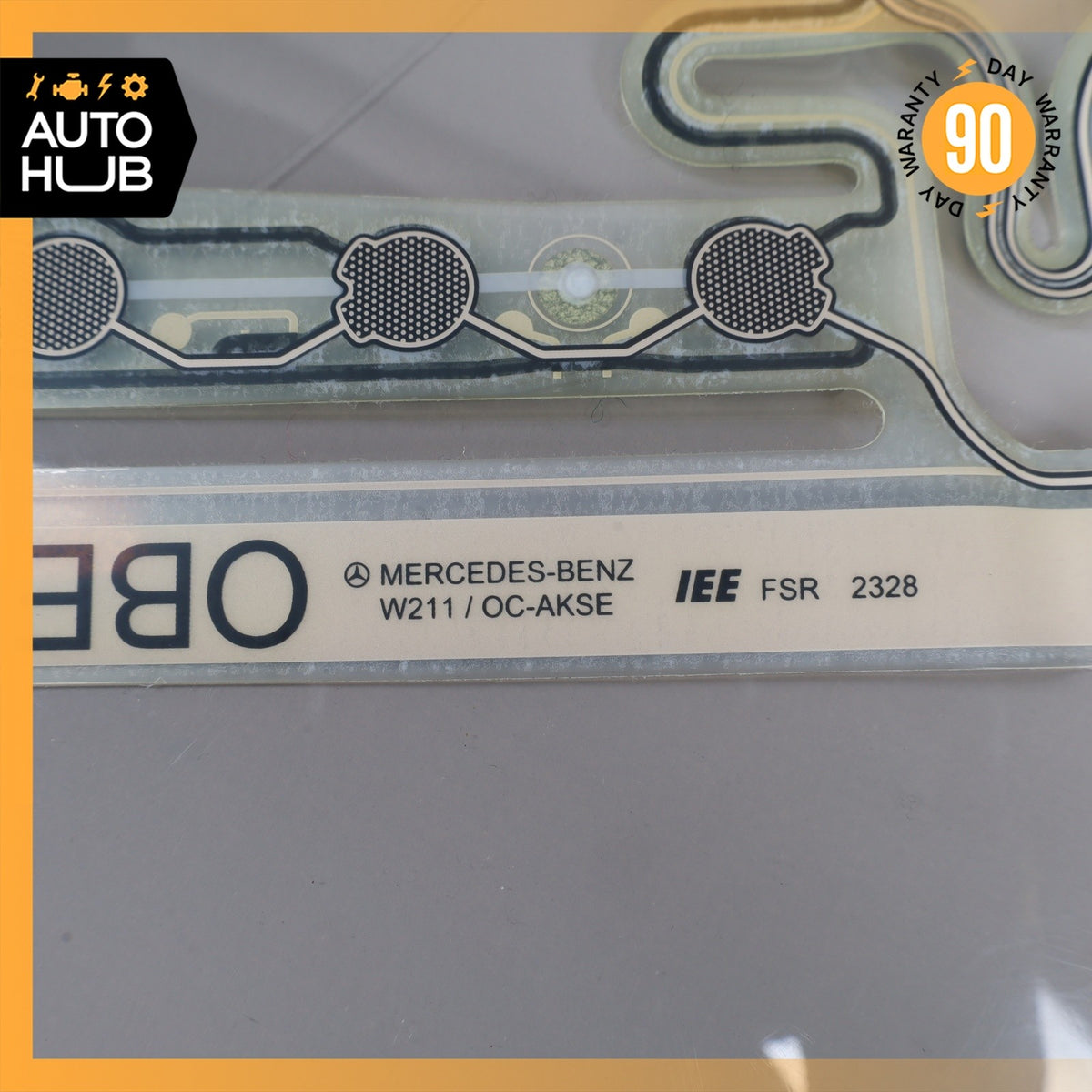 03-06 Mercedes W211 E320 E350 Seat Occupancy Sensor SRS Mat OEM - photo 9