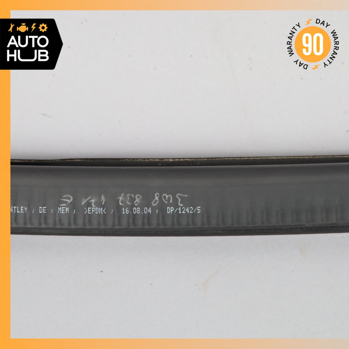 Bentley Continental GT Front Left Driver Side Door Inner Glass Rubber Seal OEM - photo 5