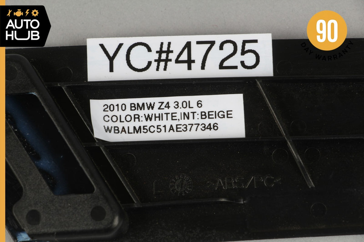09-16 BMW Z4 E89 3.0i 2.8i Dashboard Glove Box Compartment Trim Panel Black OEM - photo 8