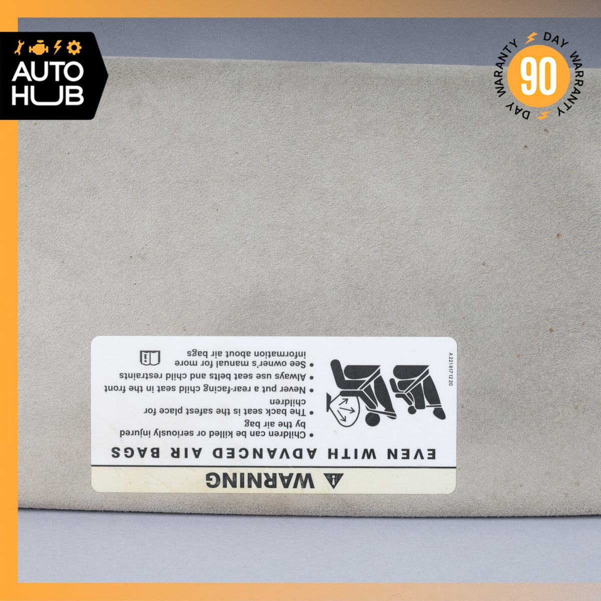 Mercedes W221 S600 CL550 S63 Left Side Sun Visor Shade Sunvisor Gray Suede OEM - photo 8