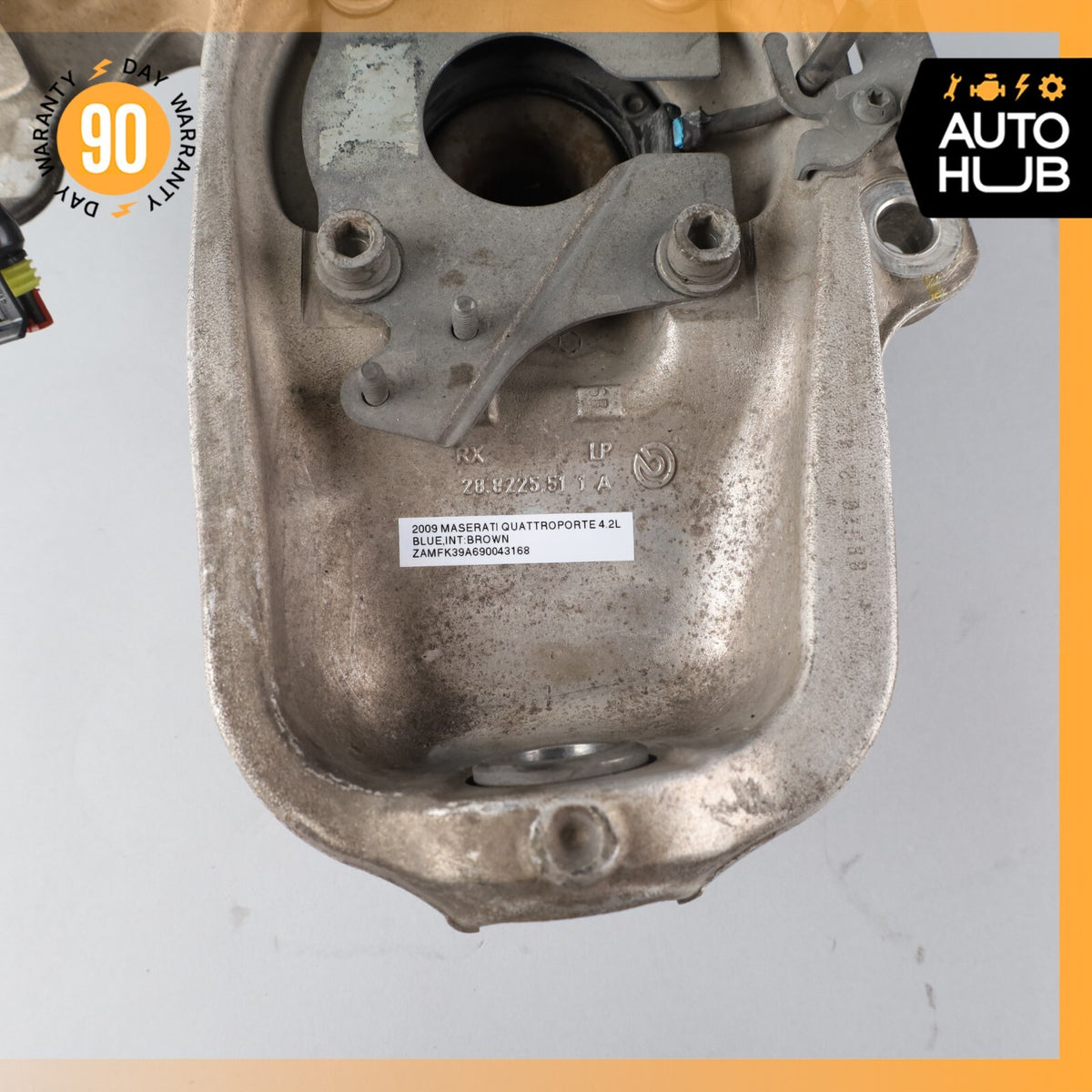 03-10 Maserati Quattroporte M139 Front Right Side Spindle Knuckle Hub OEM 72k - photo 3