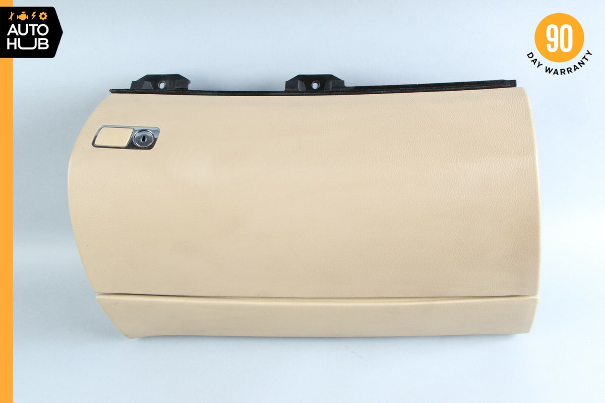 07-09 Mercedes W221 S550 S450 Dashboard Dash Glove Box Compartment Brown OEM - photo 1