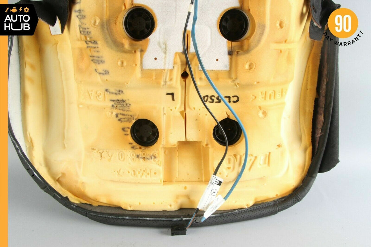 07-14 Mercedes W216 CL550 Front Left Side Bottom Lower Seat Cushion Black OEM - photo 9