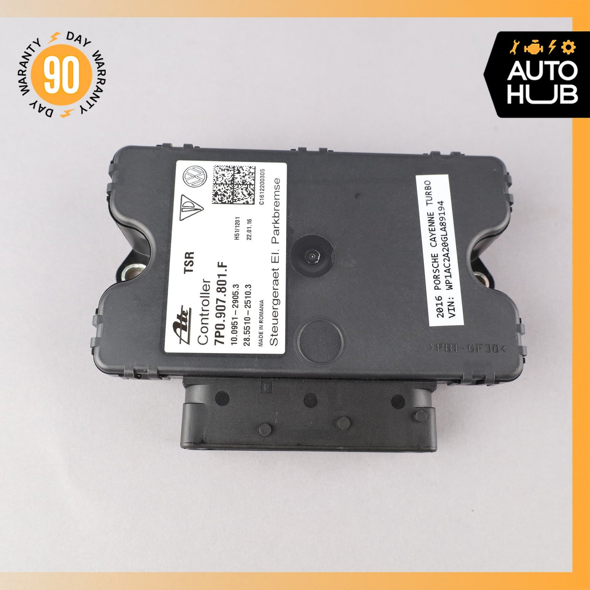 11-18 Porsche Cayenne 958 Electronic Parking Brake Control Module 7P0907801F OEM - photo 6