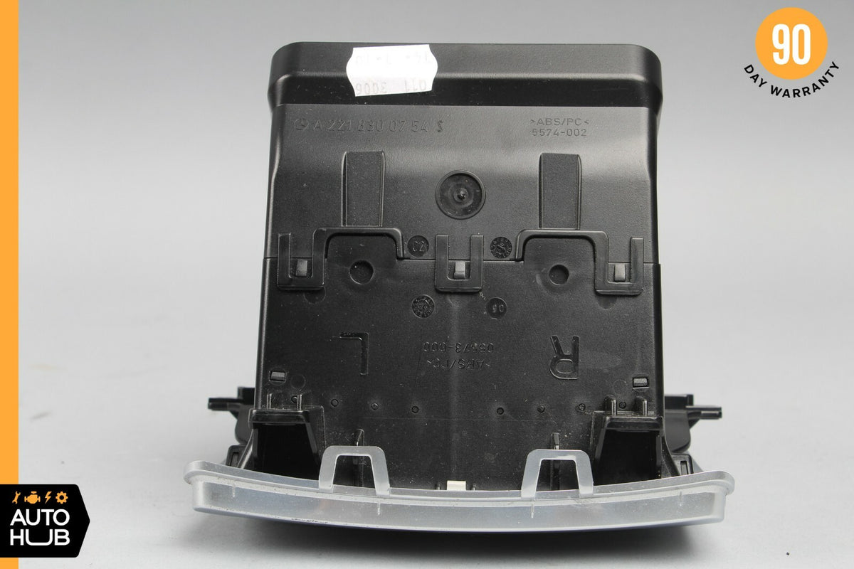 07-13 Mercedes W221 S550 S65 Rear Center Console AC A/C Air Vent 2218300754 OEM - photo 7