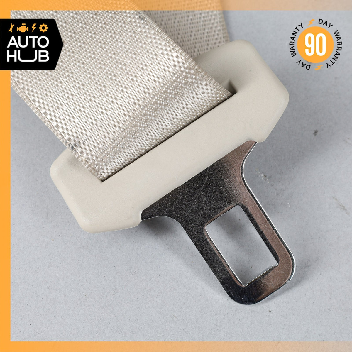 04-05 Cadillac XLR Left Driver Seatbelt Seat Belt Retractor Beige 89023213 OEM - photo 9