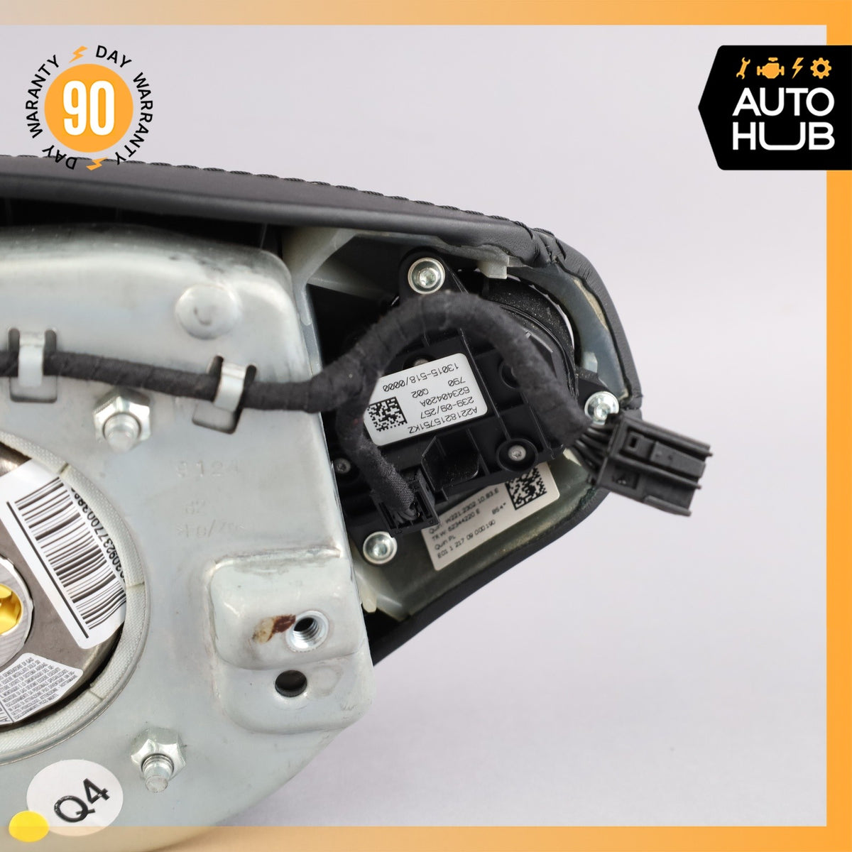 10-14 Mercedes W221 S400 CL550 S550 Steering Wheel Airbag Air Bag Black OEM - photo 9