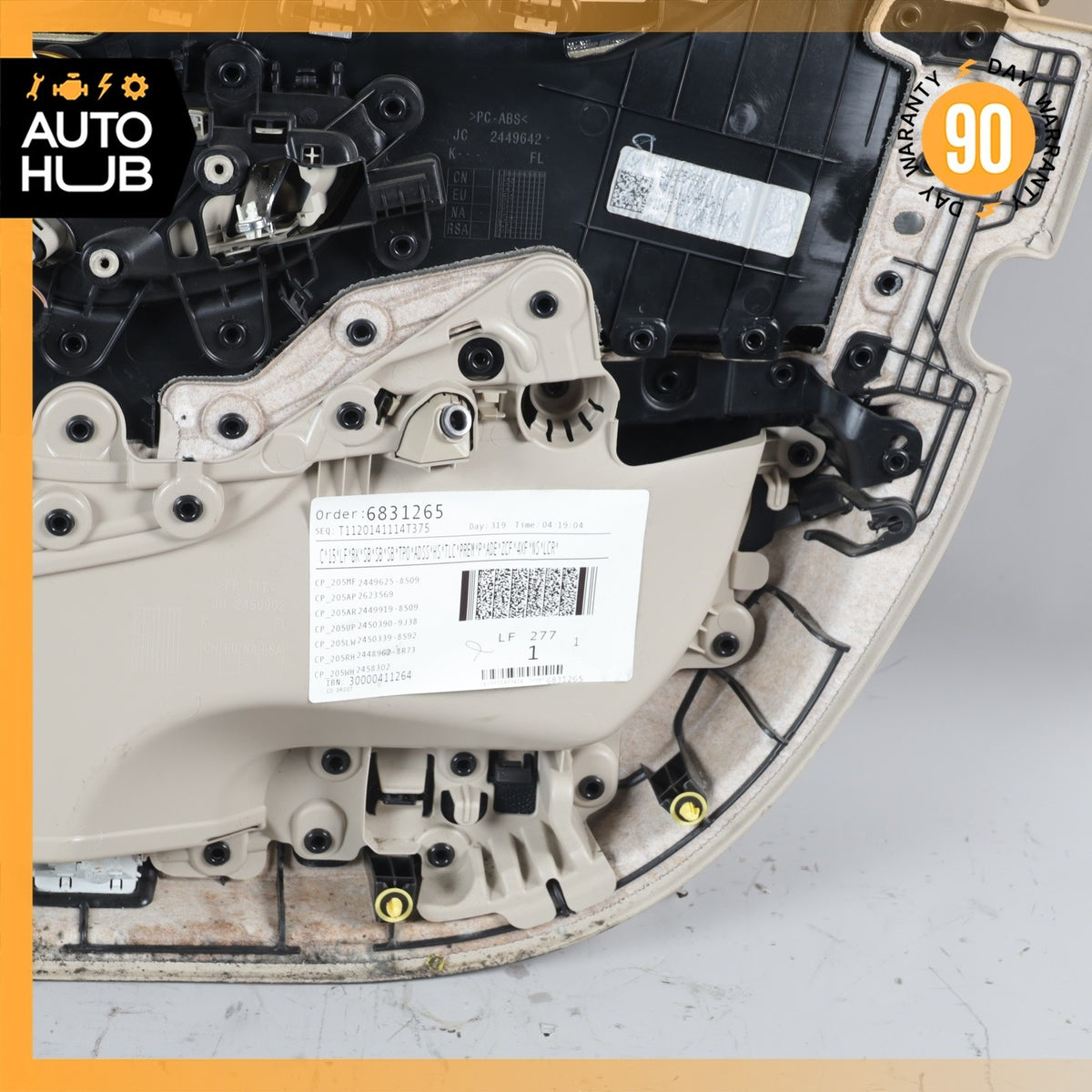 15-18 Mercedes W205 C300 C350e Front Left Side Interior Door Panel OEM - photo 14